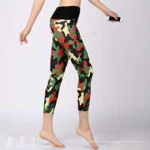 New Arrival Mulheres OEM Words Printde Fitness Sports Leggings